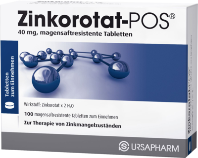 ZINKOROTAT POS magensaftresistente Tabletten